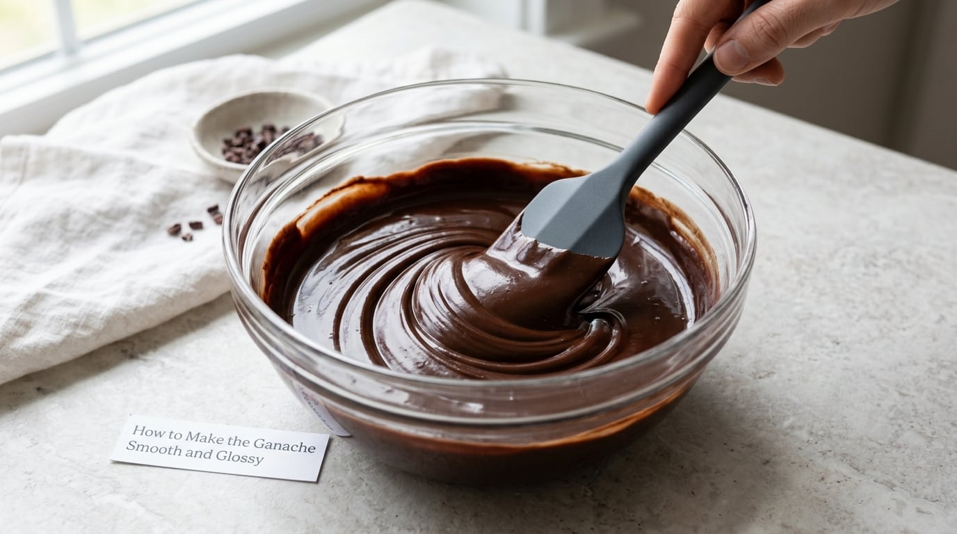 How to Make the Ganache Smooth and Glossy