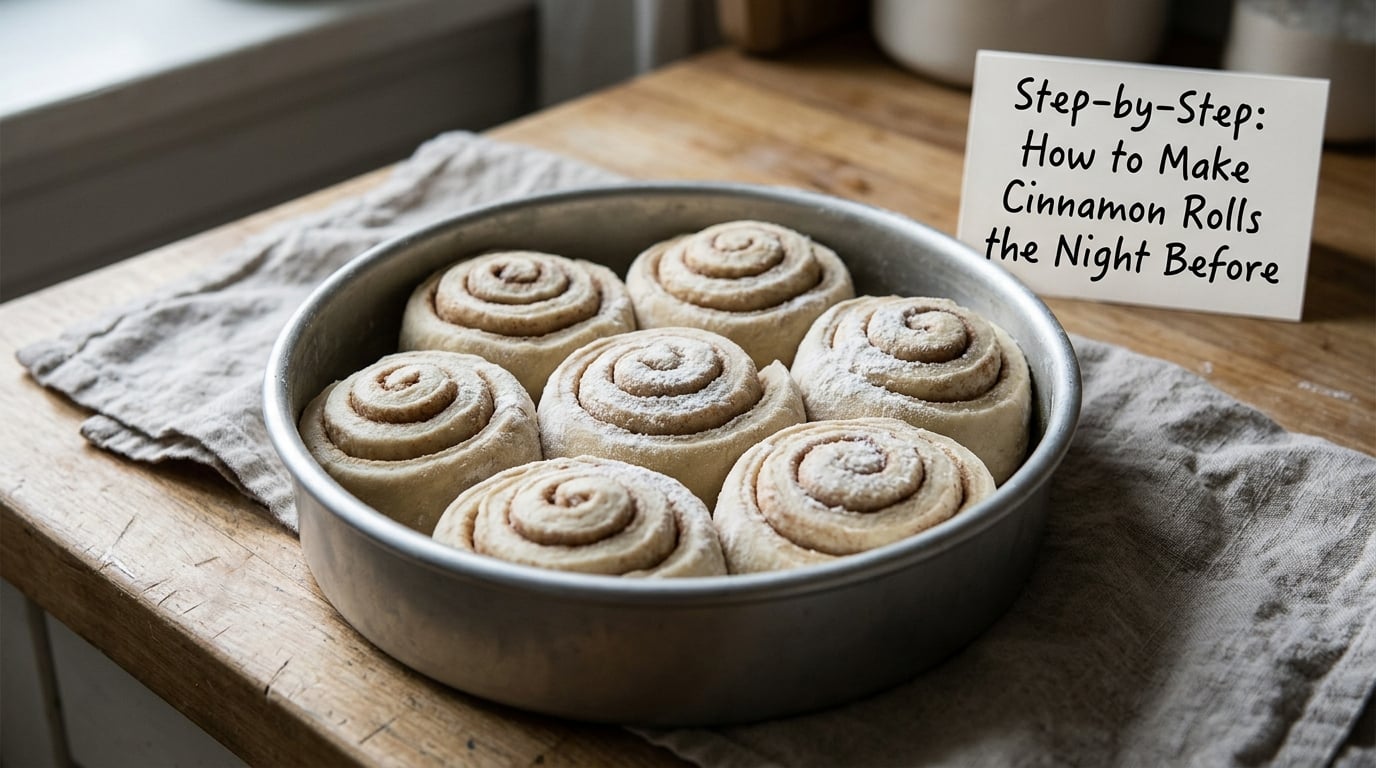 Step-by-Step: How to Make Cinnamon Rolls the Night Before