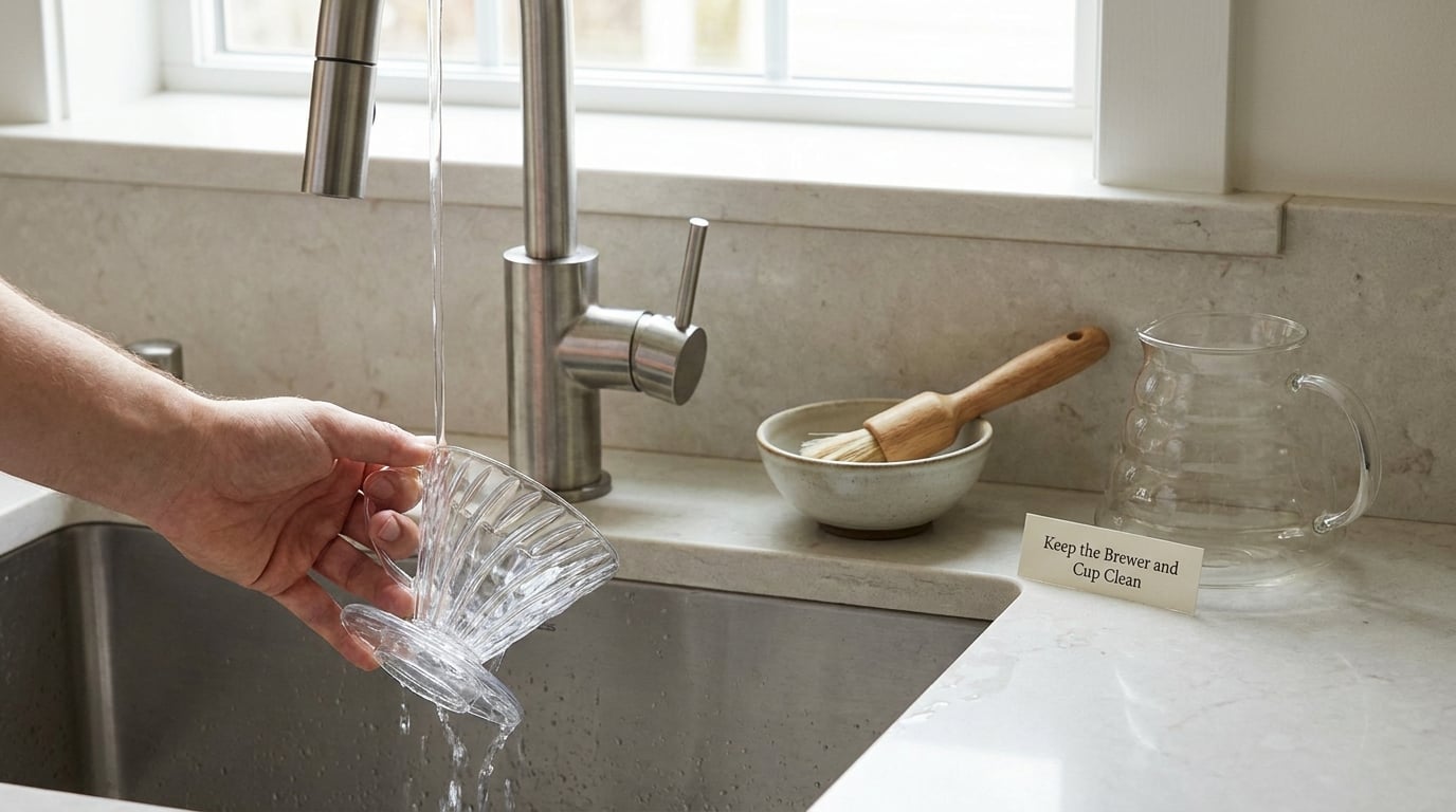 Keep the Brewer and Cup Clean