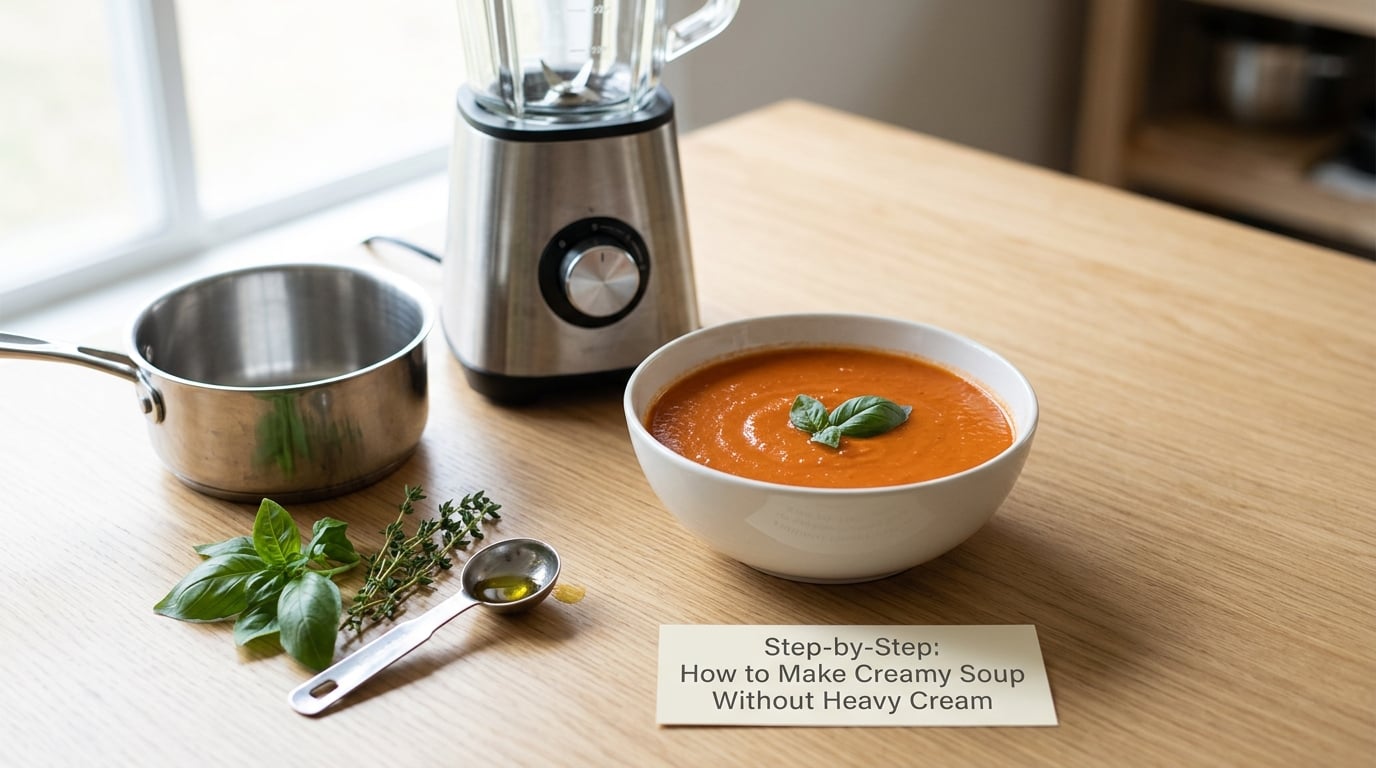 Step-by-Step: How to Make Creamy Soup Without Heavy Cream