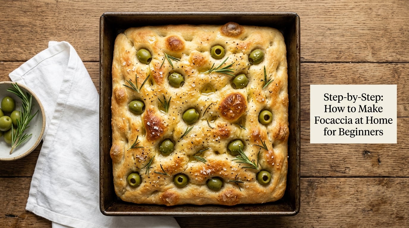 Step-by-Step: How to Make Focaccia at Home for Beginners