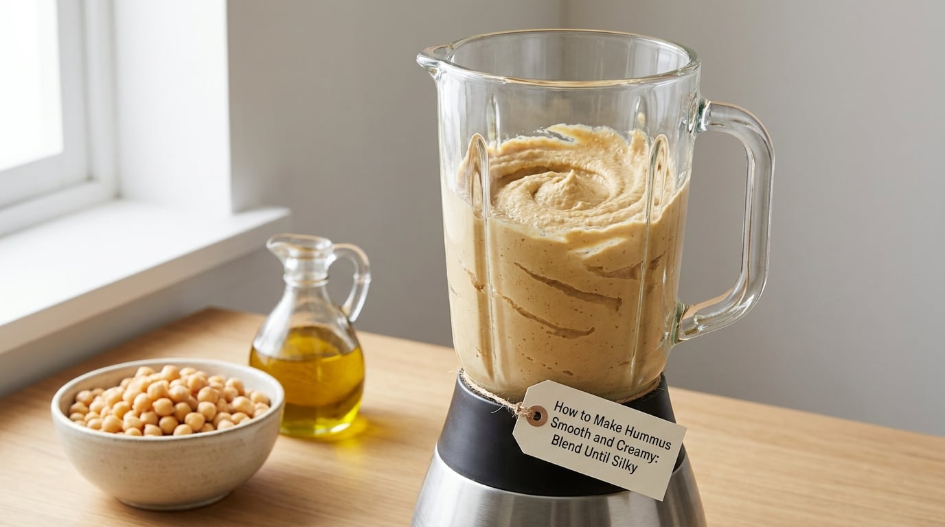 How to Make Hummus Smooth and Creamy: Blend Until Silky