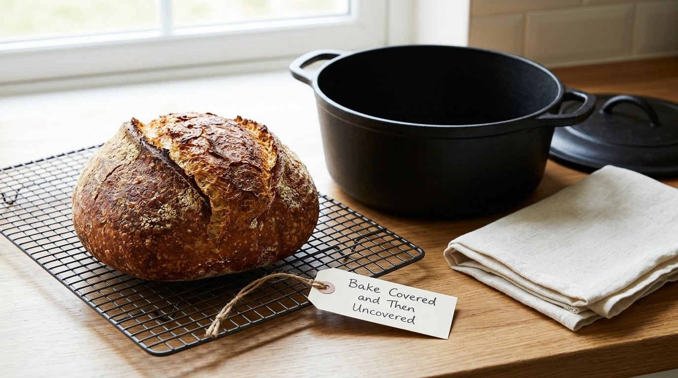 Bake Covered and Then Uncovered