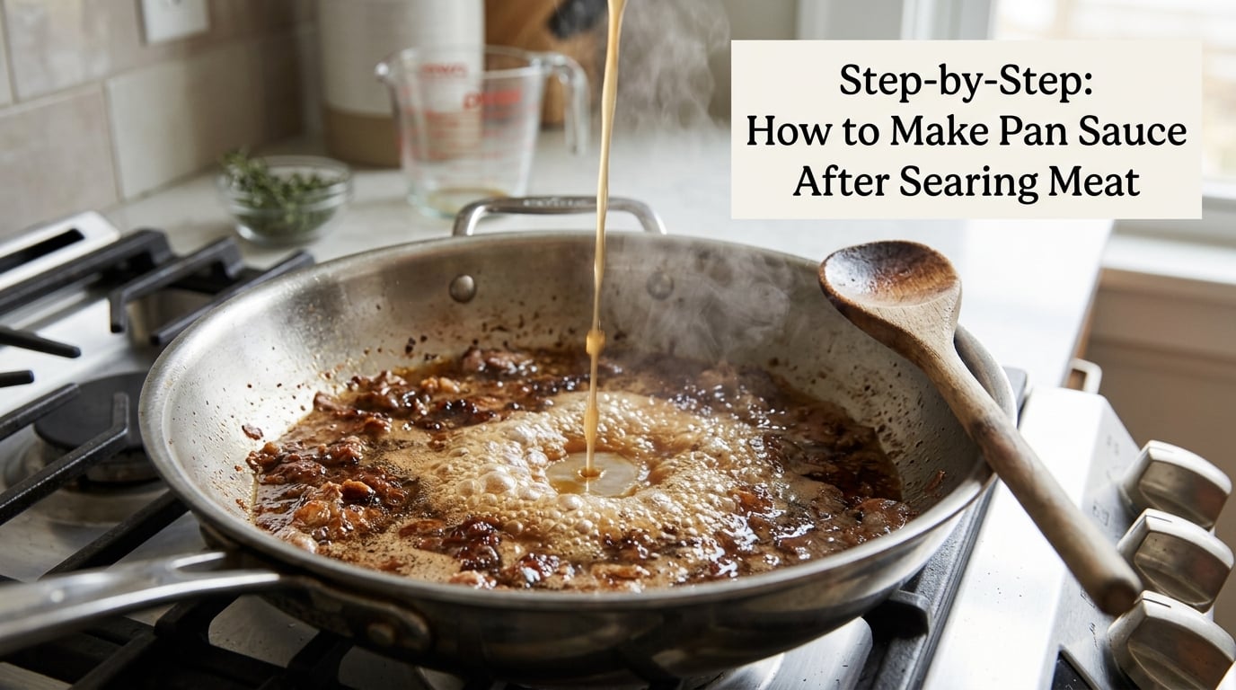 Step-by-Step: How to Make Pan Sauce After Searing Meat