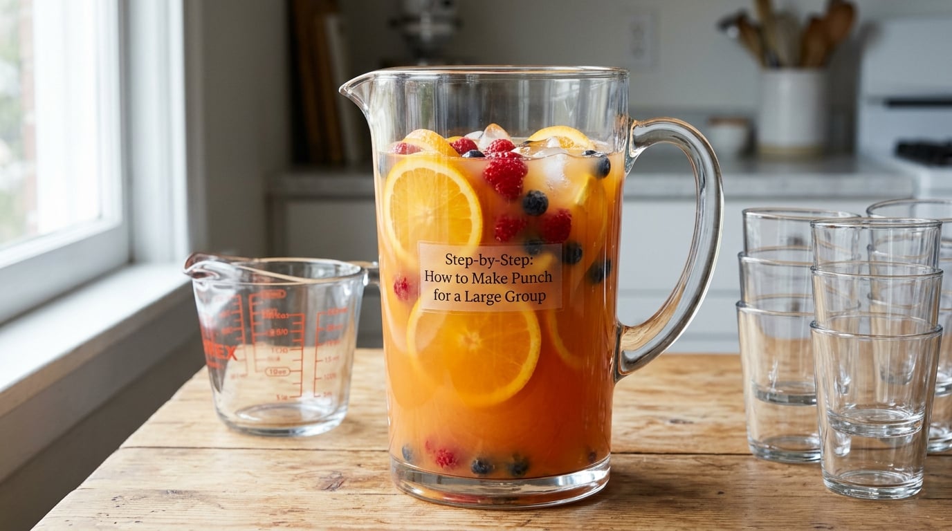 Step-by-Step: How to Make Punch for a Large Group