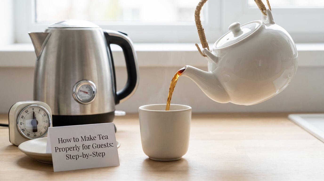 How to Make Tea Properly for Guests: Step-by-Step