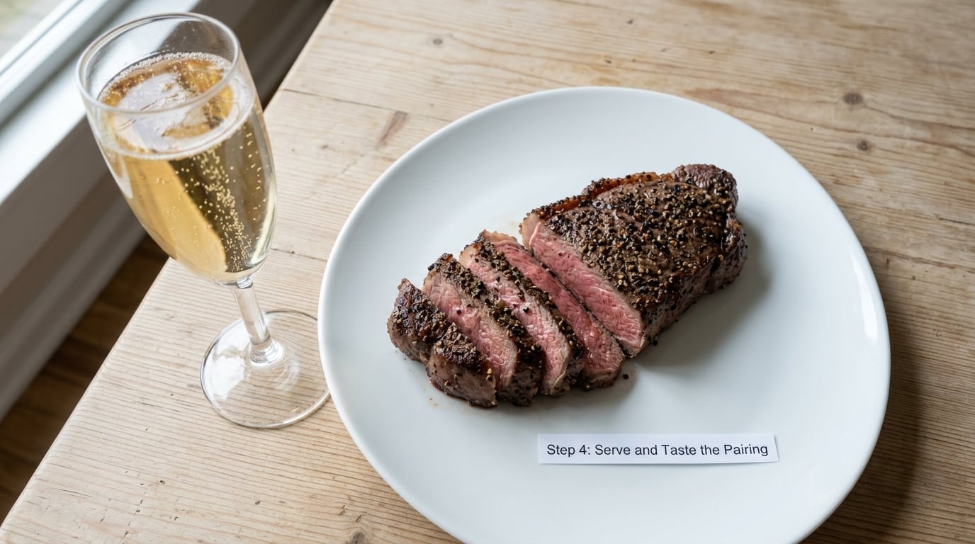 Step 4: Serve and Taste the Pairing