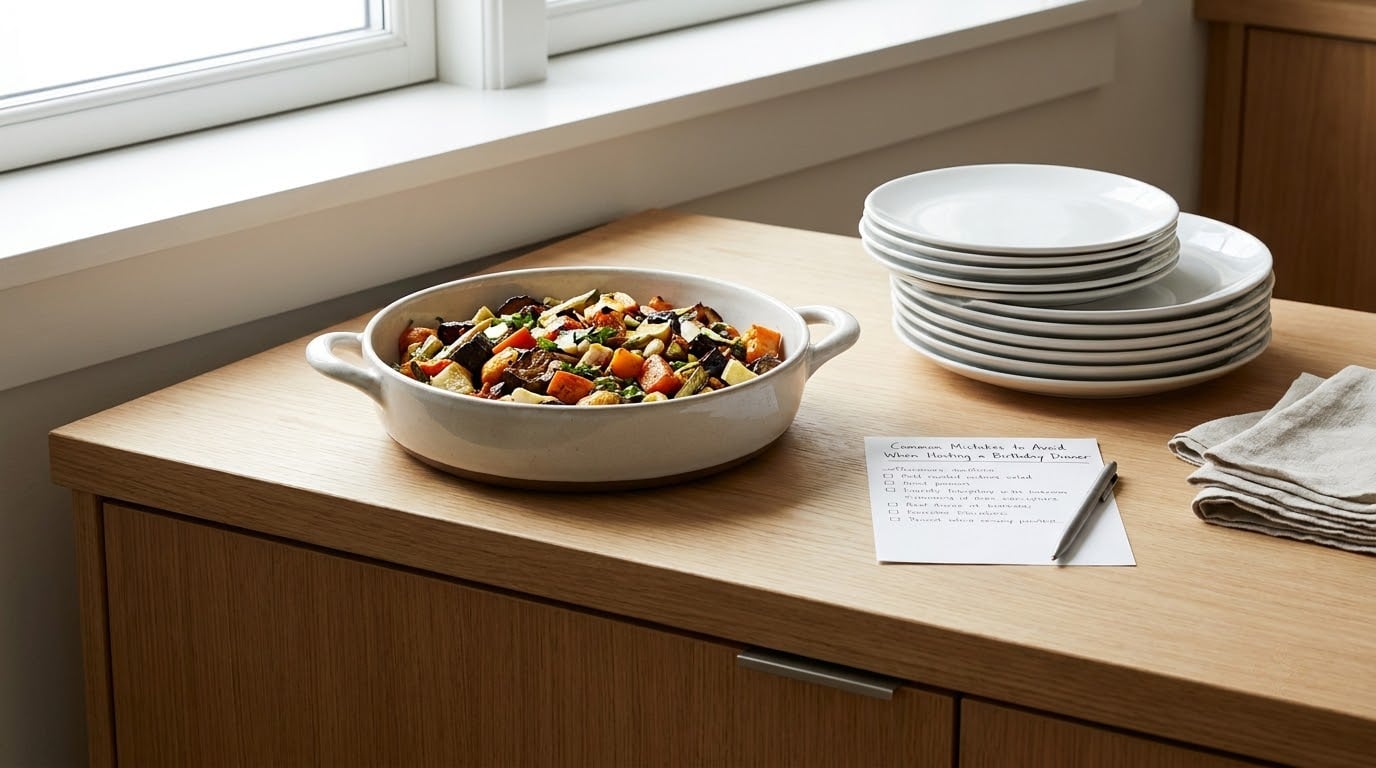 Common Mistakes to Avoid When Hosting a Birthday Dinner