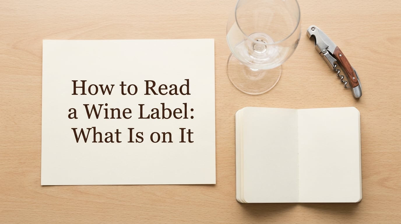 How to Read a Wine Label: What Is on It