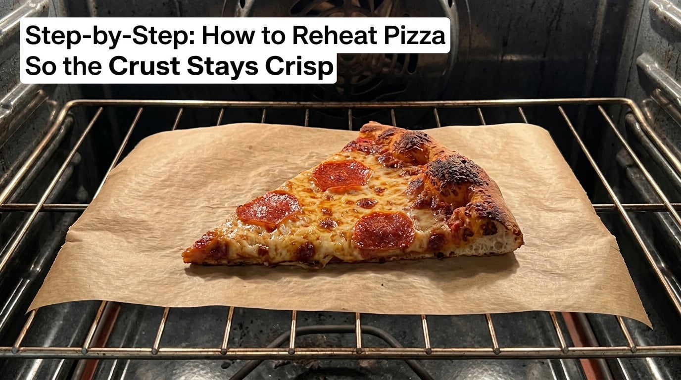 Step-by-Step: How to Reheat Pizza So the Crust Stays Crisp