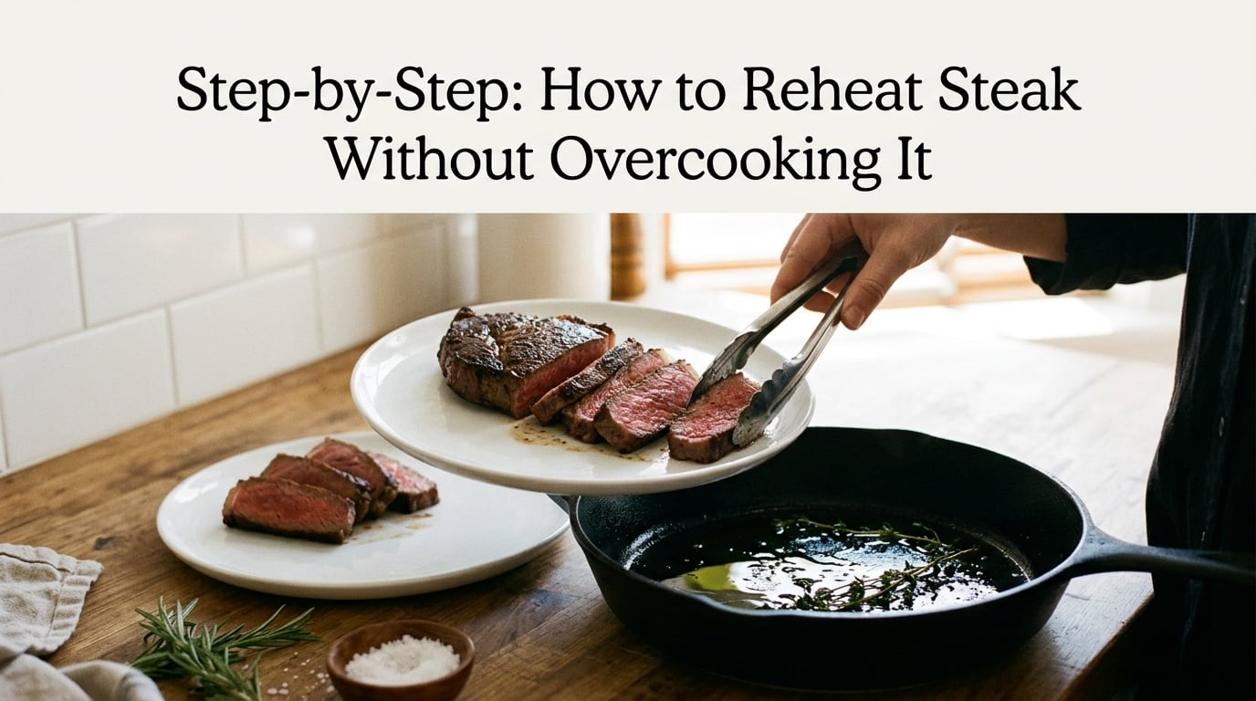 Step-by-Step: How to Reheat Steak Without Overcooking It