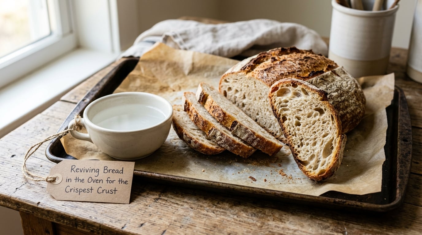 Reviving Bread in the Oven for the Crispest Crust
