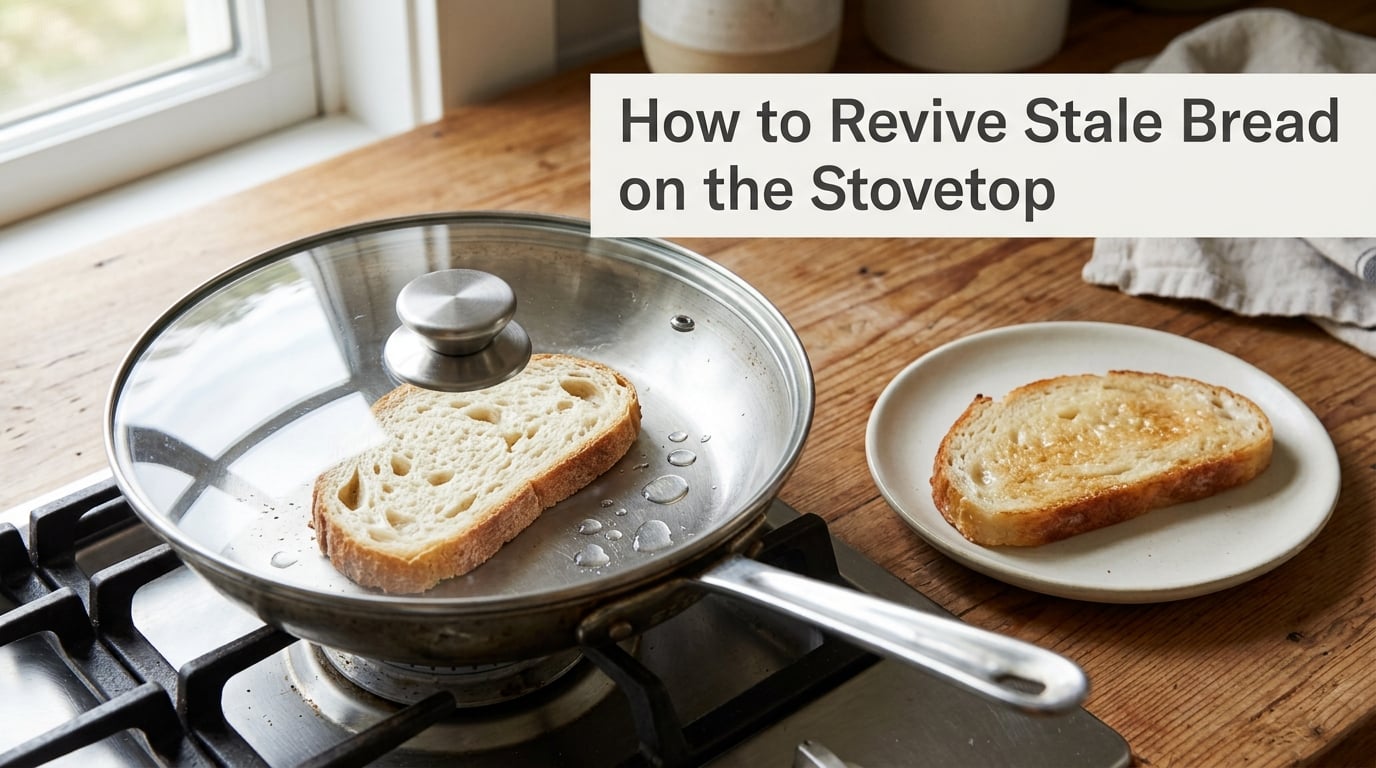 How to Revive Stale Bread on the Stovetop