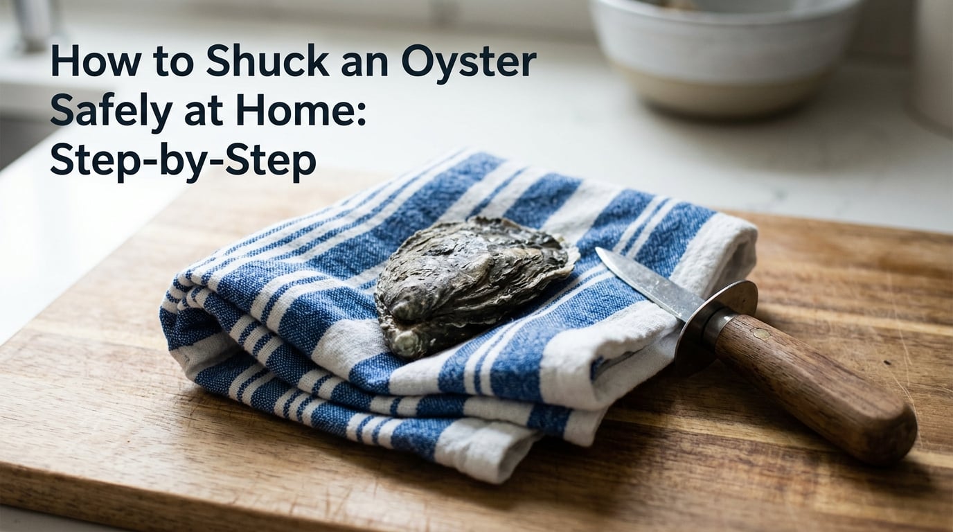 How to Shuck an Oyster Safely at Home: Step-by-Step