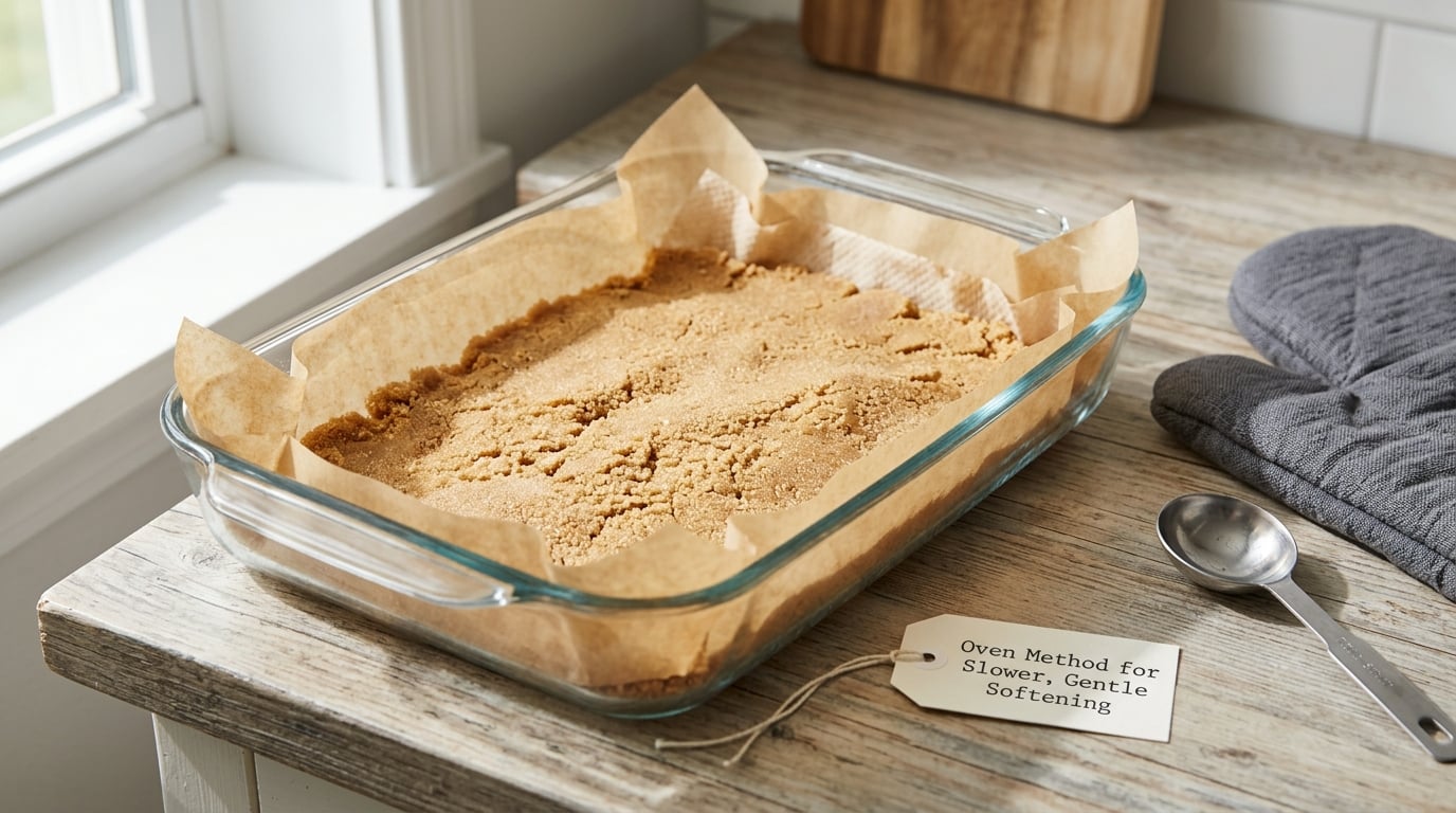 Oven Method for Slower, Gentle Softening