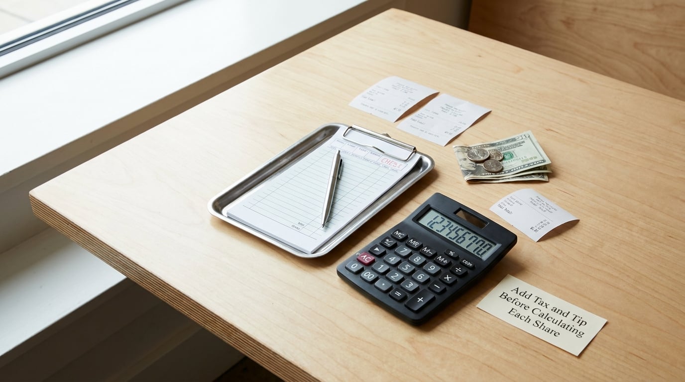 Add Tax and Tip Before Calculating Each Share