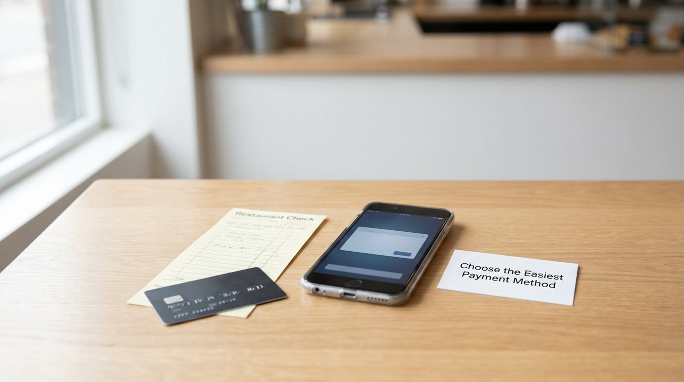 Choose the Easiest Payment Method