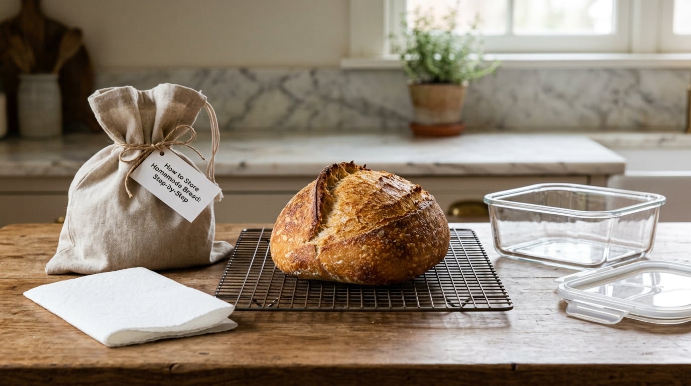 How to Store Homemade Bread: Step-by-Step