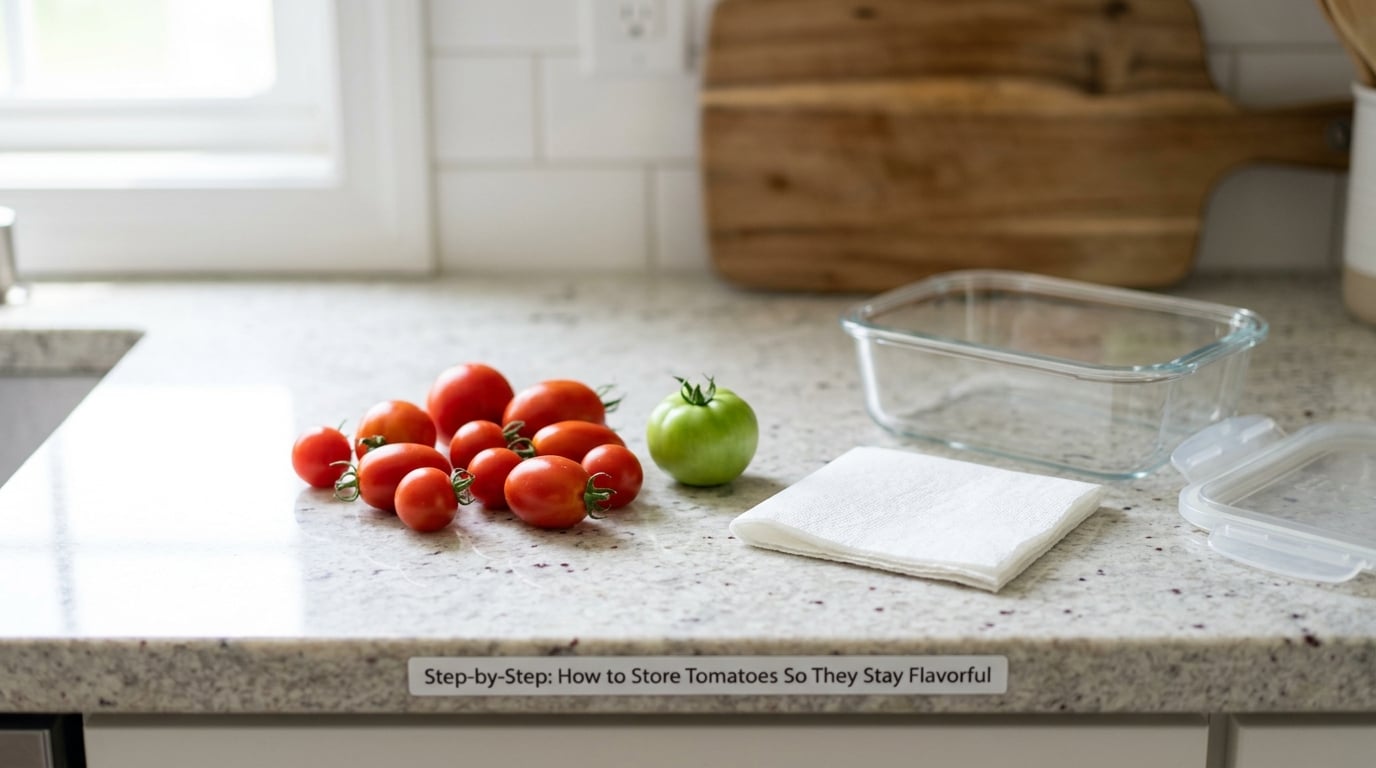 Step-by-Step: How to Store Tomatoes So They Stay Flavorful