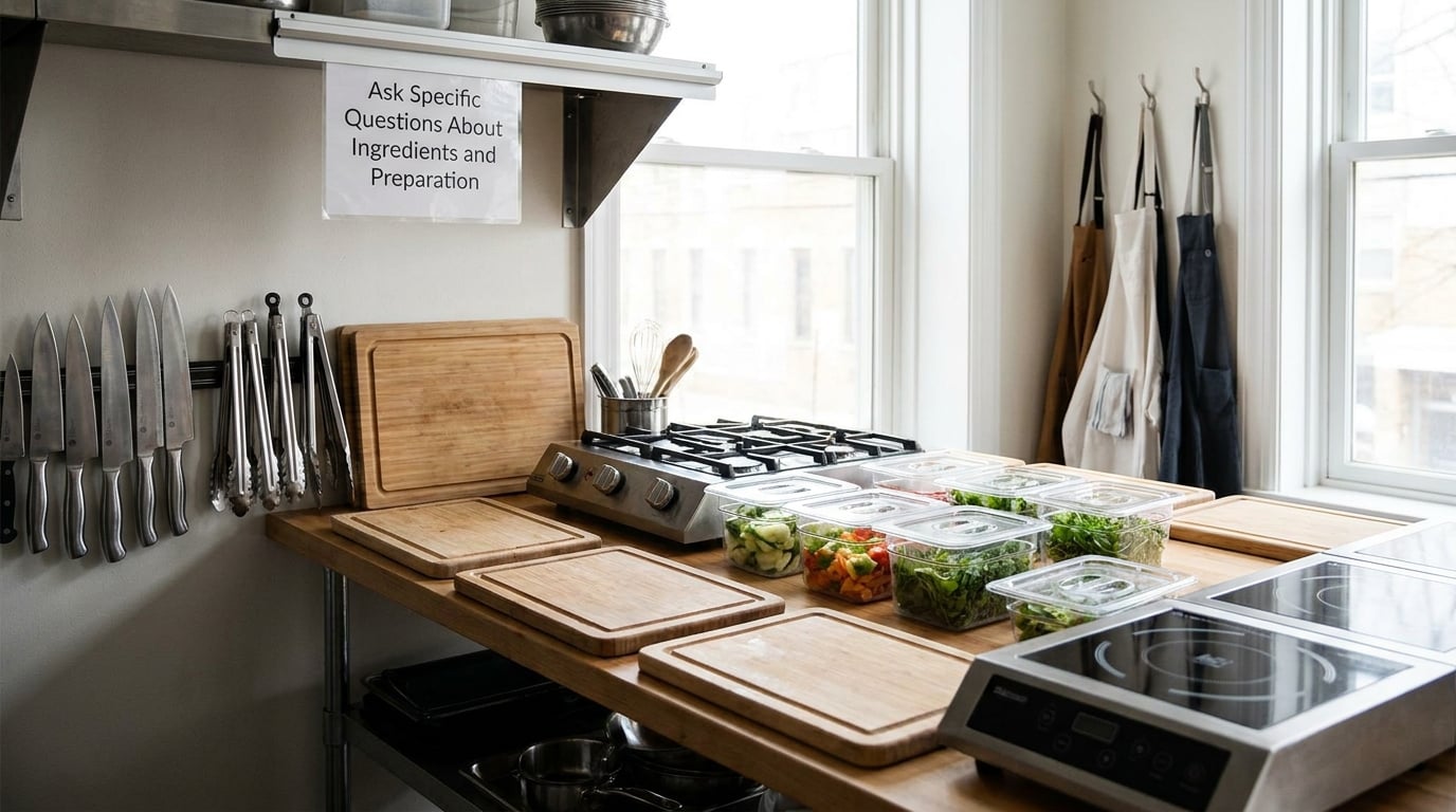Ask Specific Questions About Ingredients and Preparation