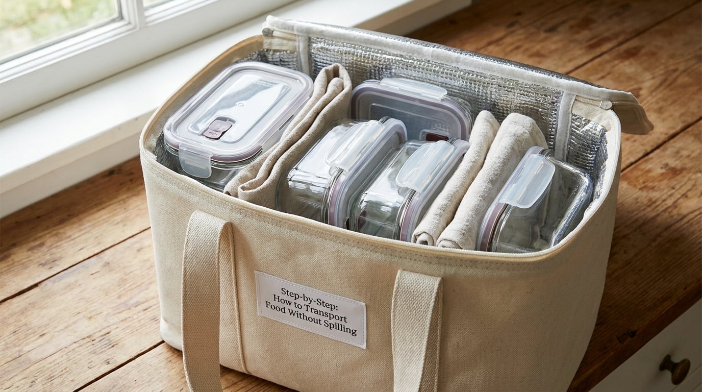 Step-by-Step: How to Transport Food Without Spilling