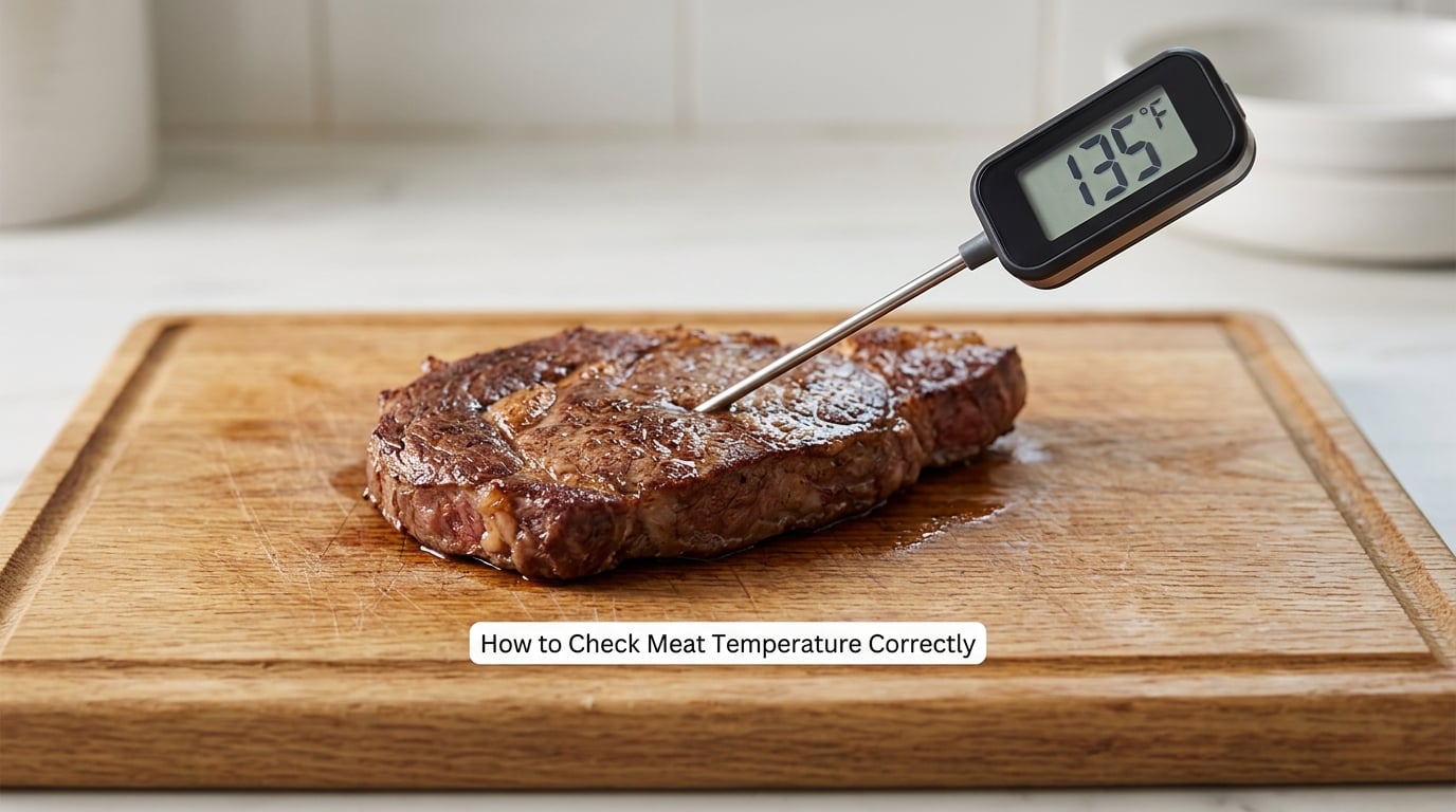 How to Check Meat Temperature Correctly