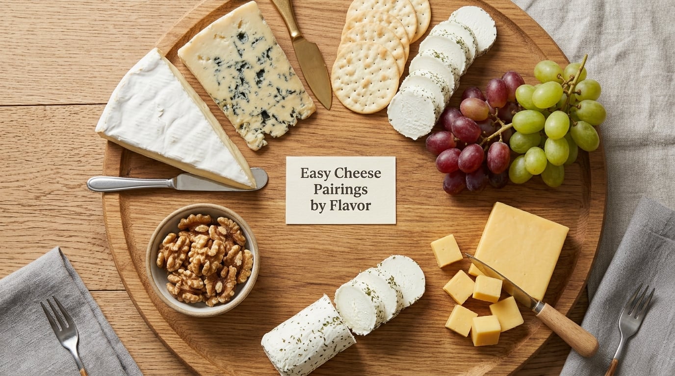 Easy Cheese Pairings by Flavor