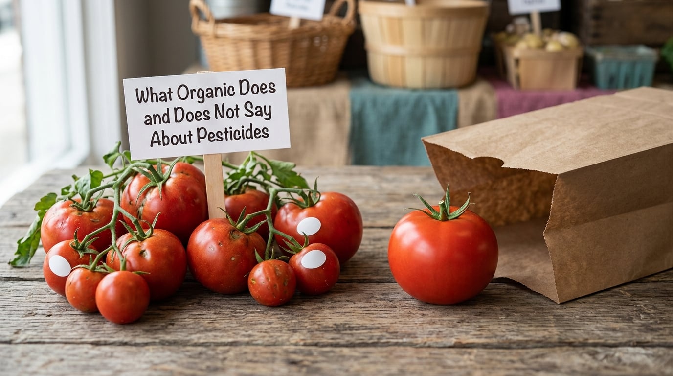 What Organic Does and Does Not Say About Pesticides