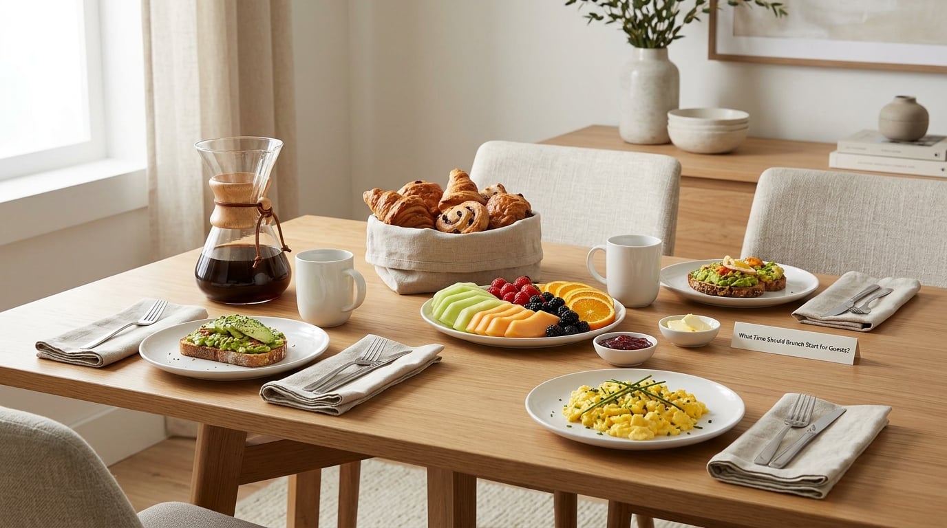 What Time Should Brunch Start for Guests?
