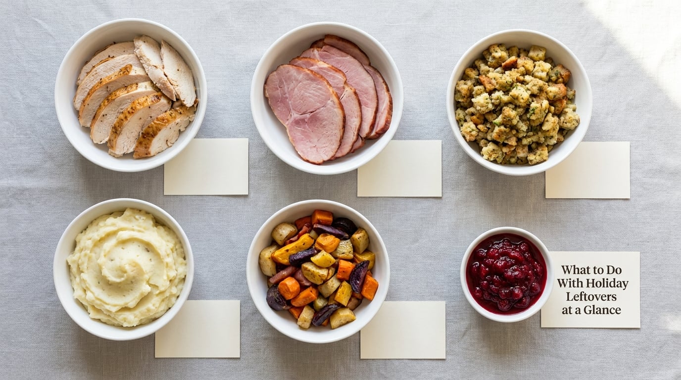 What to Do With Holiday Leftovers at a Glance
