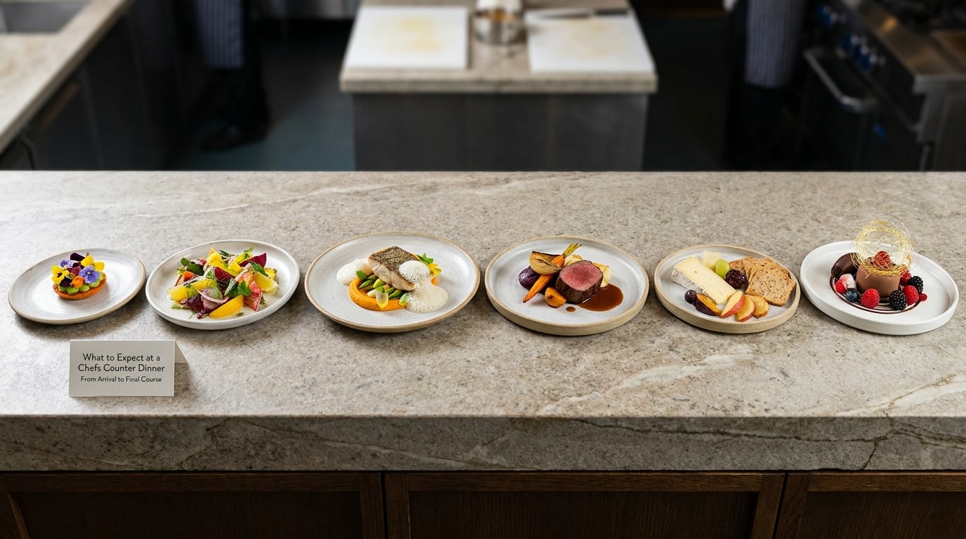 What to Expect at a Chefs Counter Dinner From Arrival to Final Course