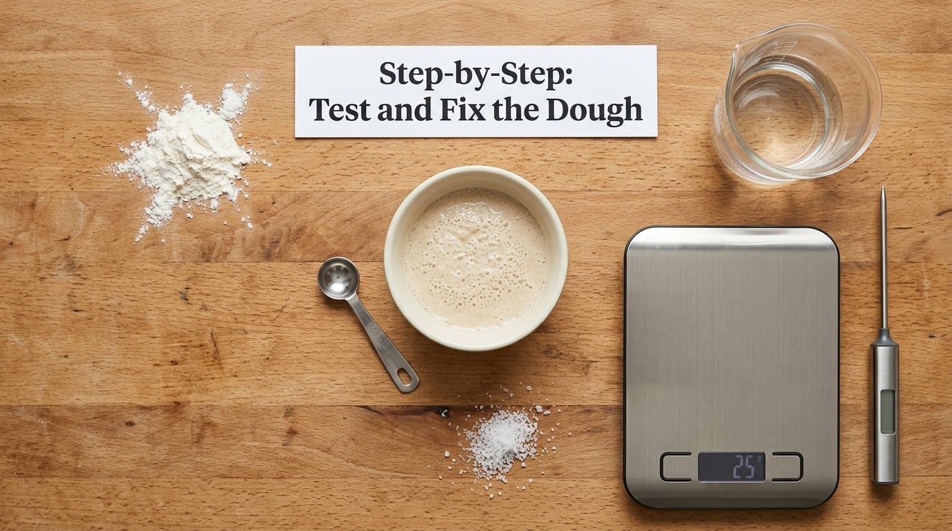 Step-by-Step: Test and Fix the Dough