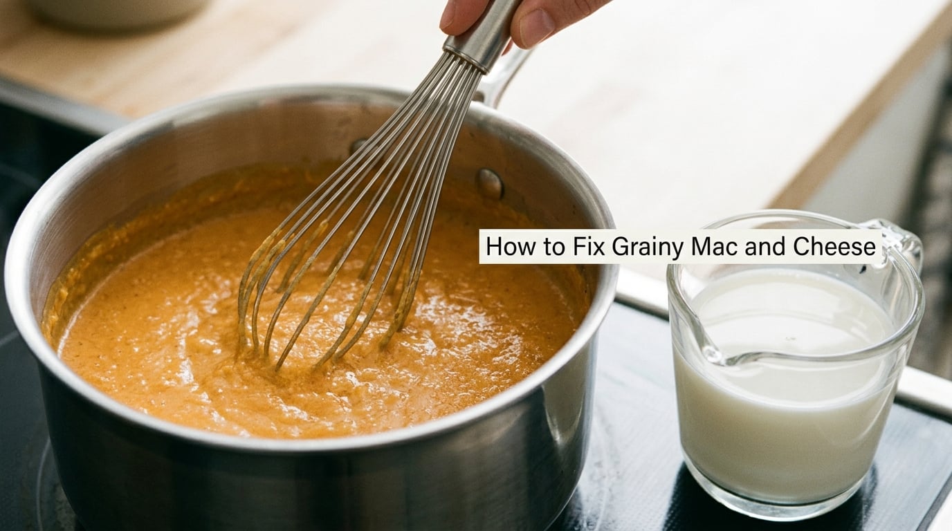 How to Fix Grainy Mac and Cheese