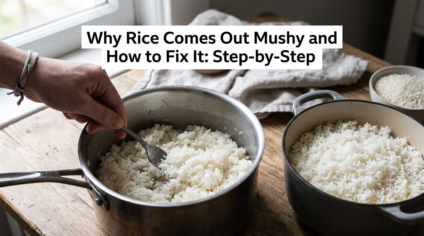 Why Rice Comes Out Mushy and How to Fix It: Step-by-Step