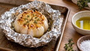how to roast garlic in the oven