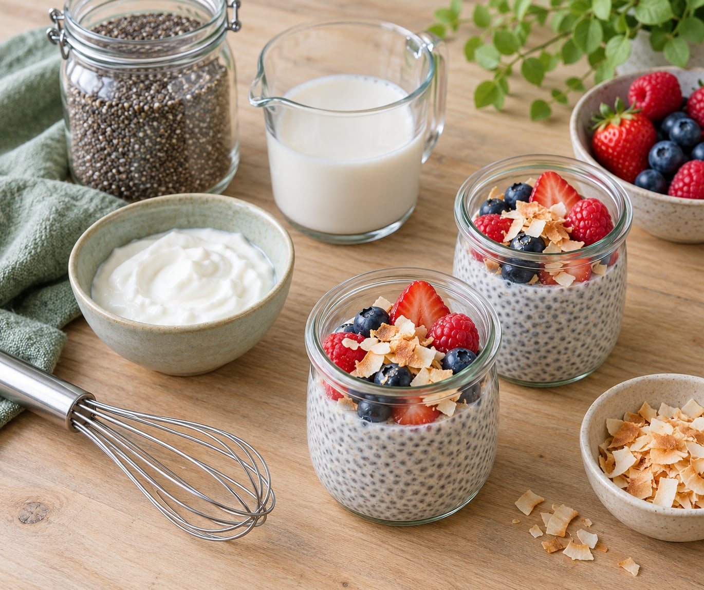 how to make chia pudding thick and creamy