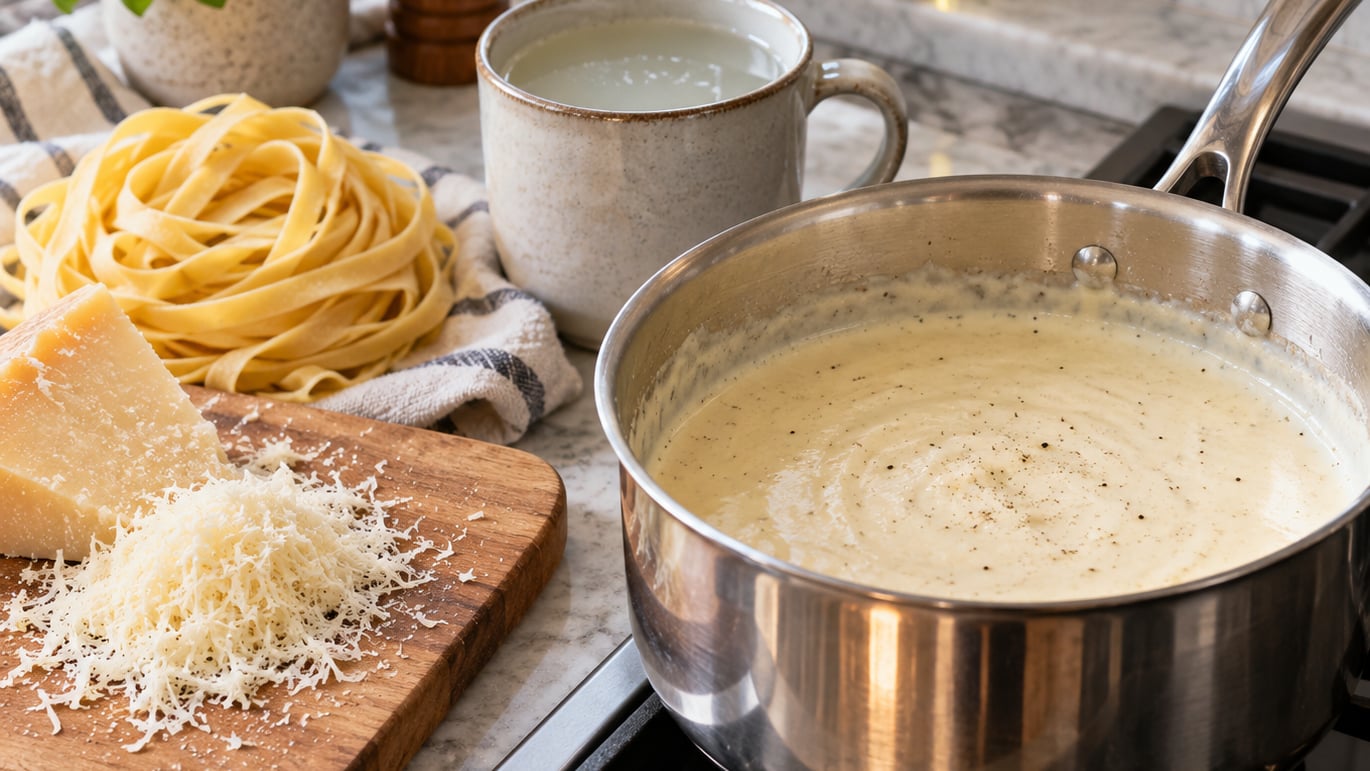 how to make alfredo sauce that does not separate