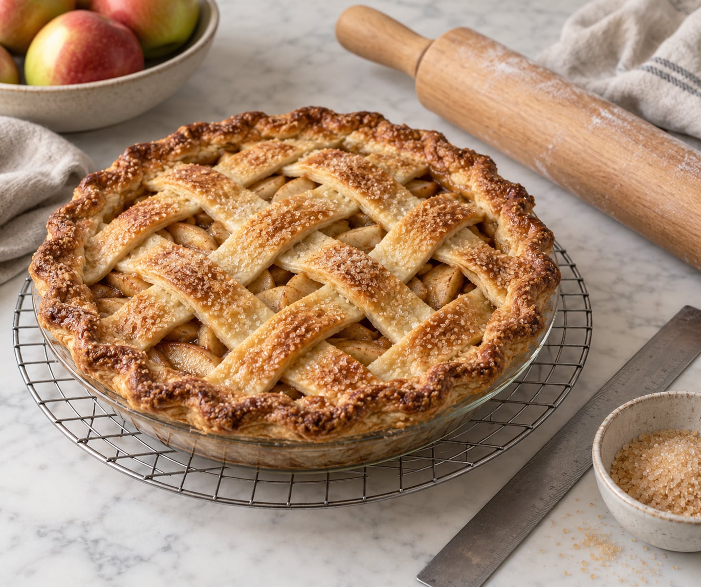 how to make a lattice pie crust