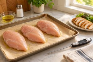 how to make chicken breast juicy in the oven