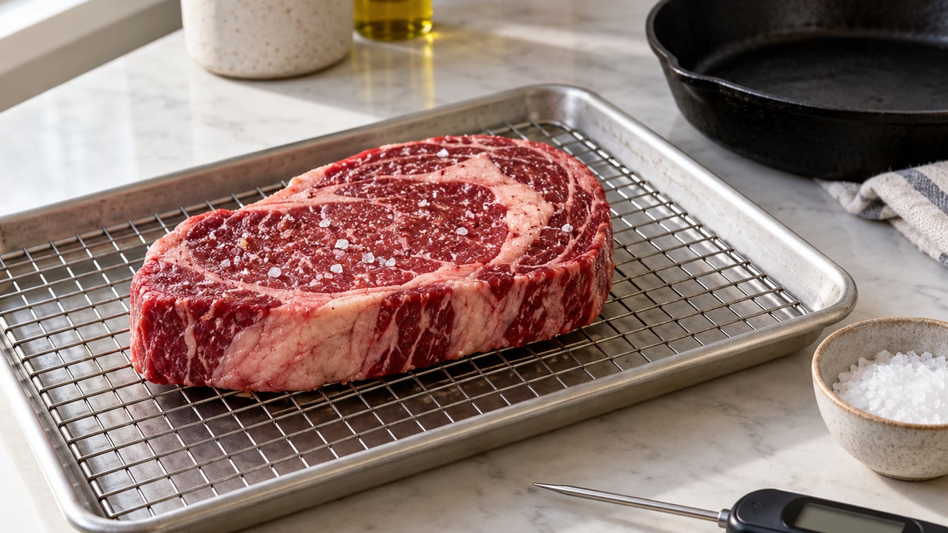 how to reverse sear a steak