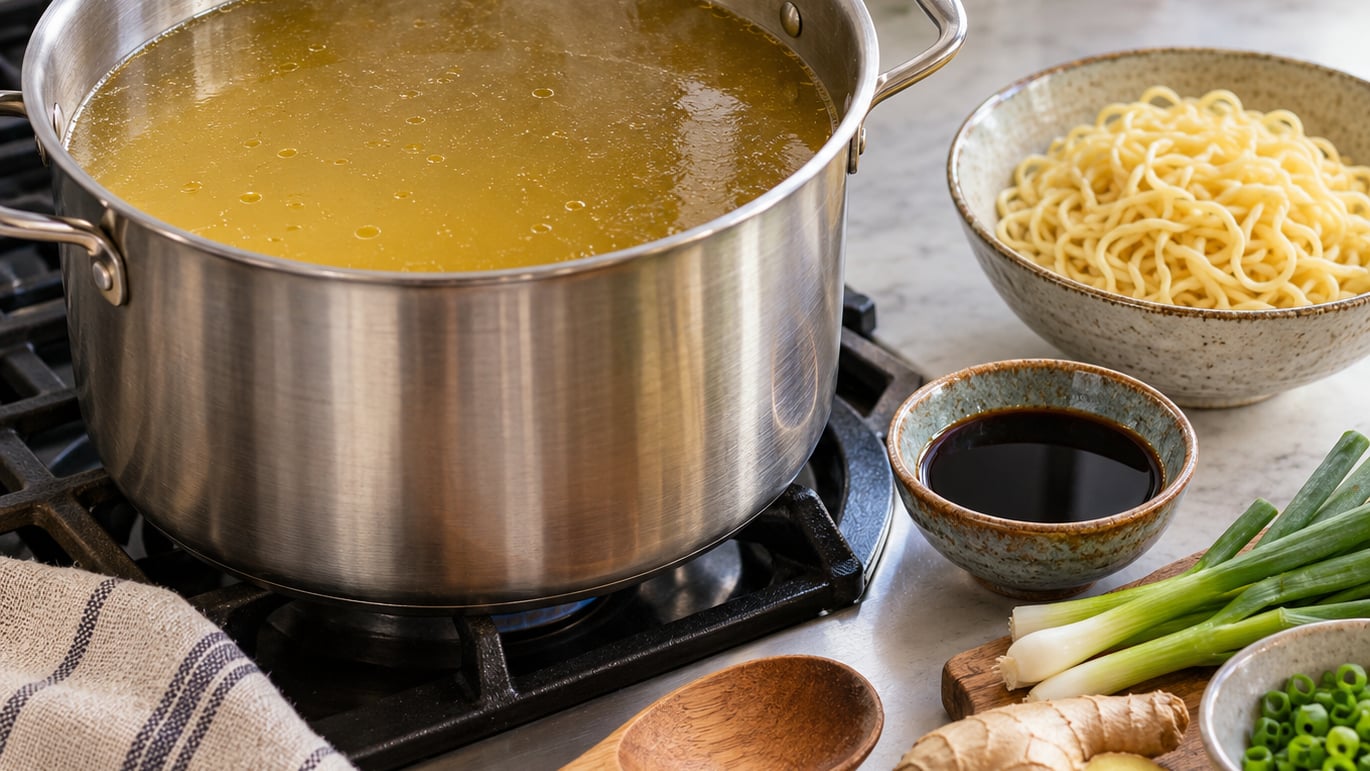 how to make ramen broth at home