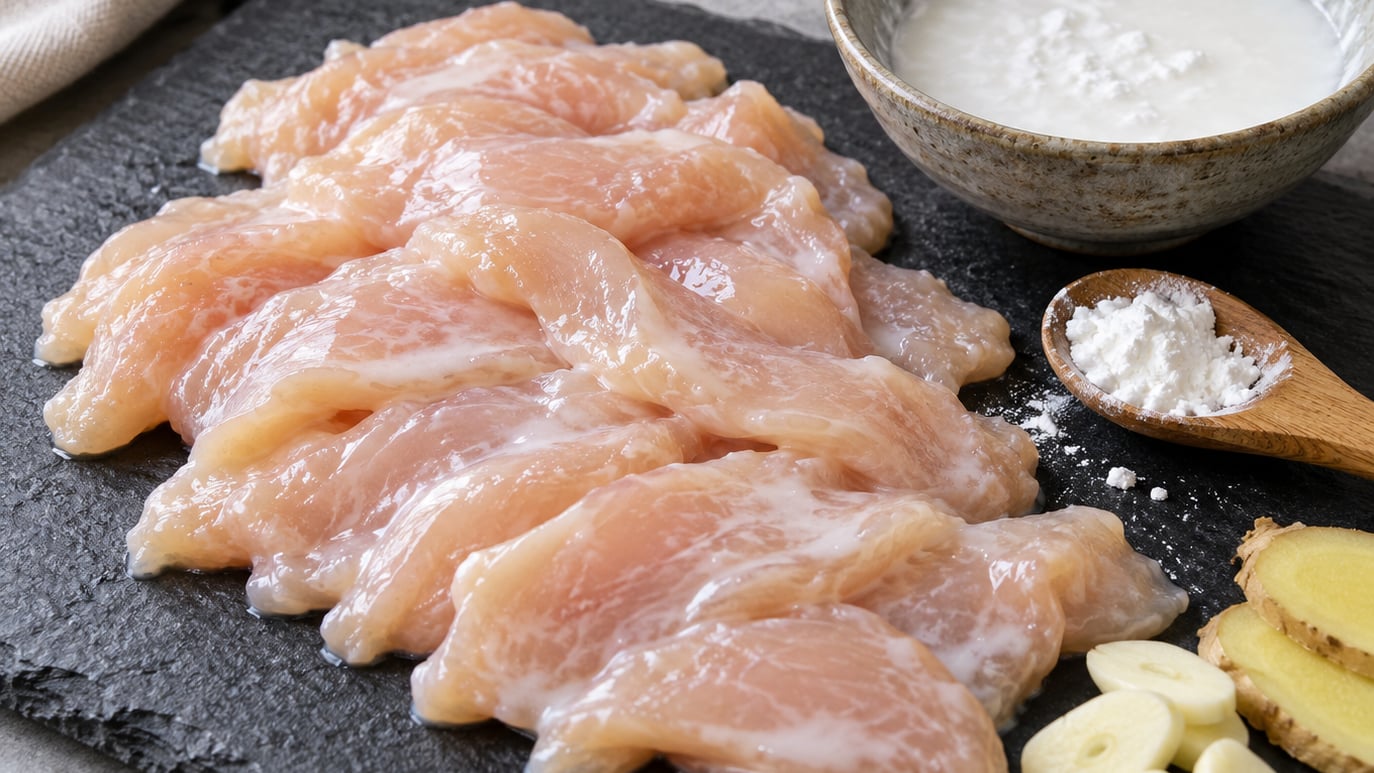 how to velvet chicken for stir fry