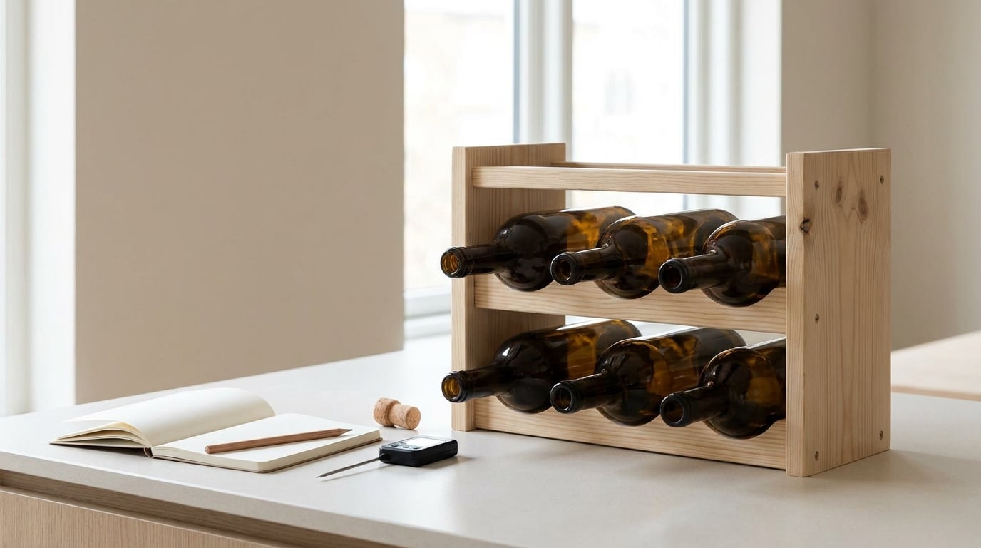 how to build a small home wine rack collection