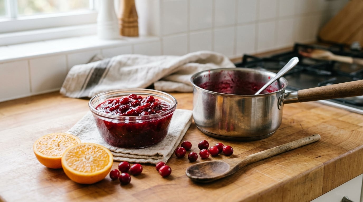how to make cranberry sauce from scratch