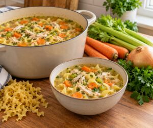 how to make chicken noodle soup from scratch