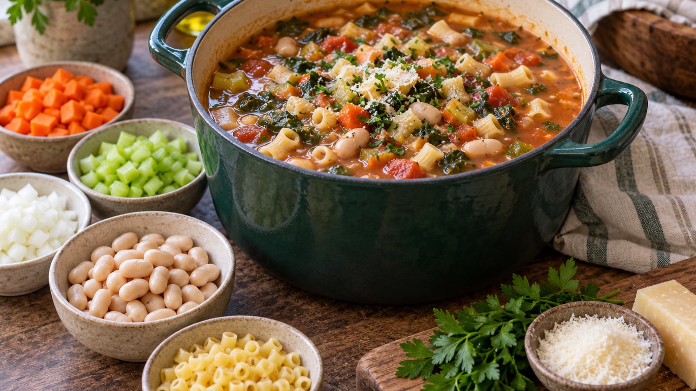 how to make minestrone soup