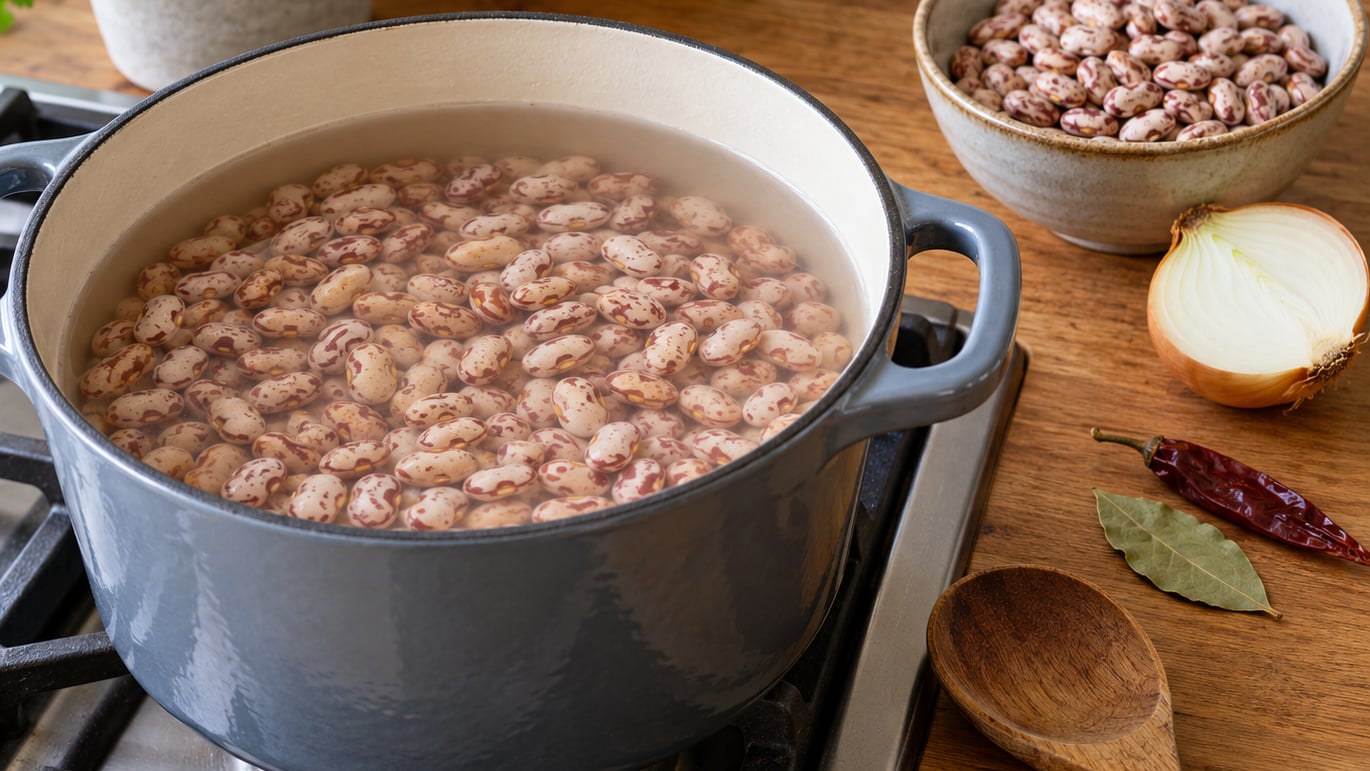 how to cook dried beans without soaking