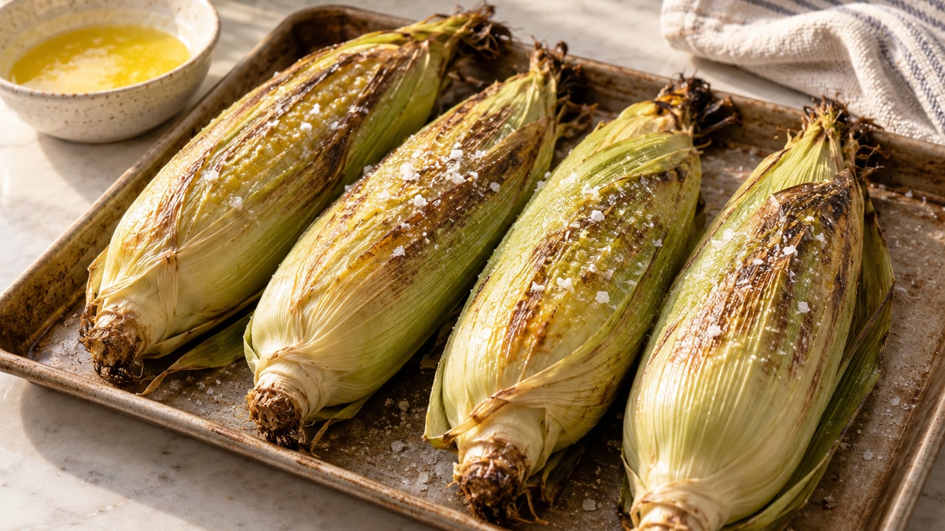 how to cook corn on the cob in the oven