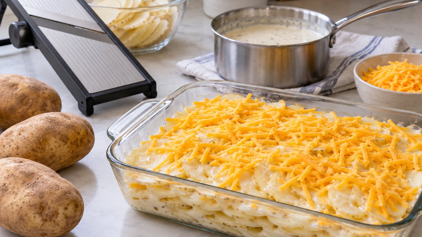 how to make scalloped potatoes from scratch