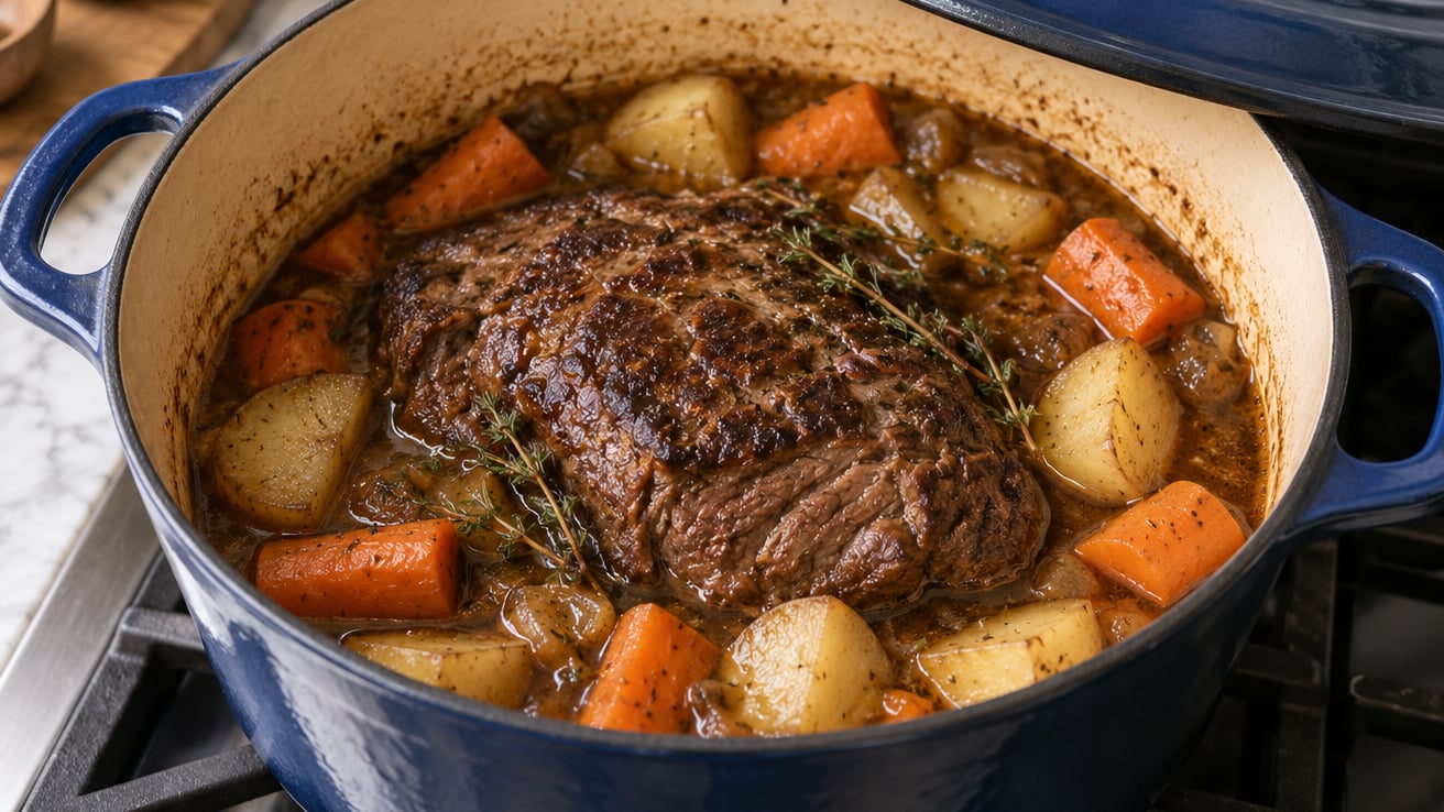 how to make pot roast in a dutch oven